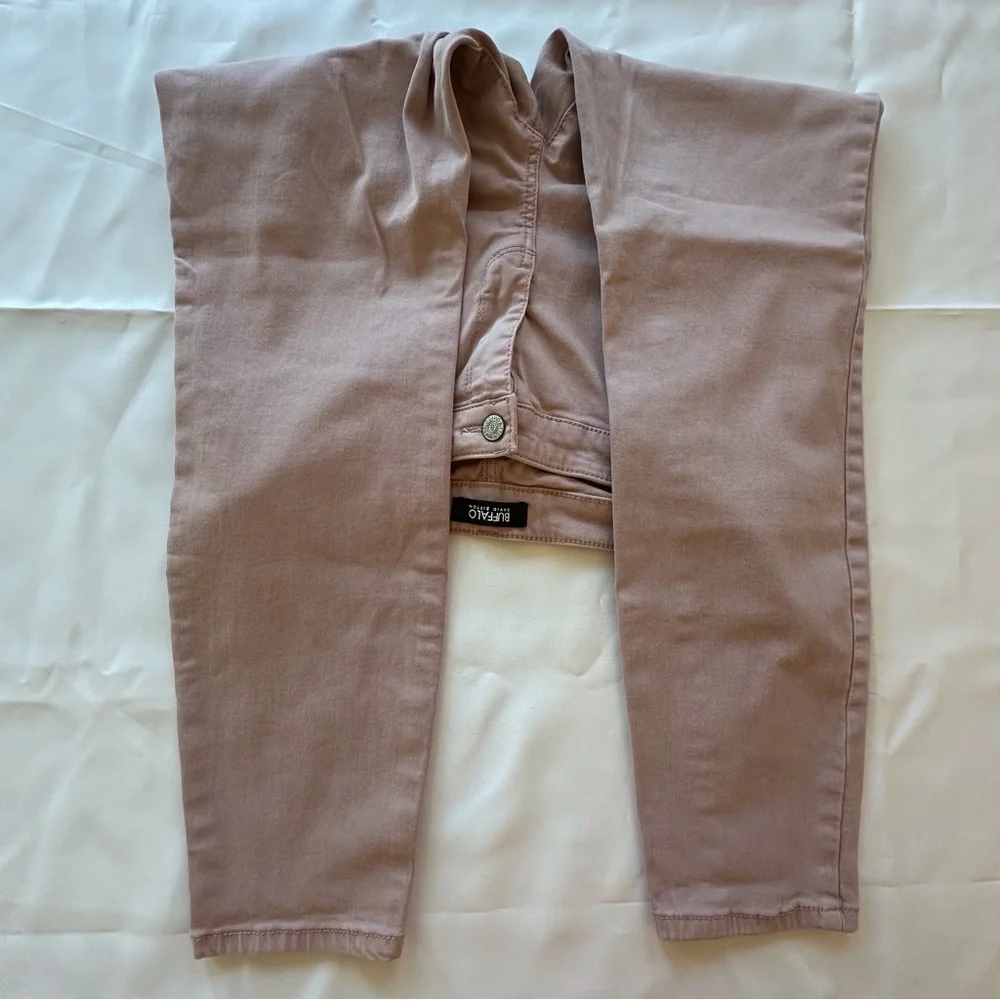 Buffalo David Bitton‎ Avalon mid rise ankle skinny light pink jeans women’s 6 - Picture 7 of 14